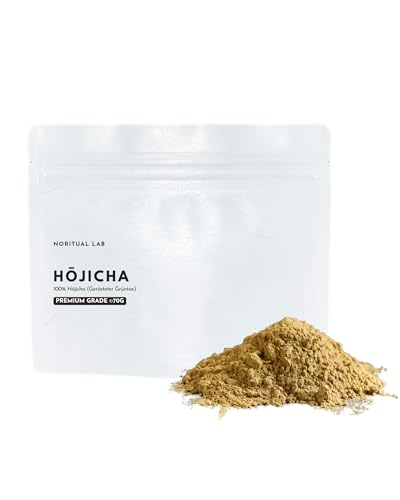 Premium Hojicha aus dem Süden Japans - Gerösteter Premium Grüntee Pulver - Roasted Green Tea - Zubereitung wie Matcha (70g) von NORITUAL LAB