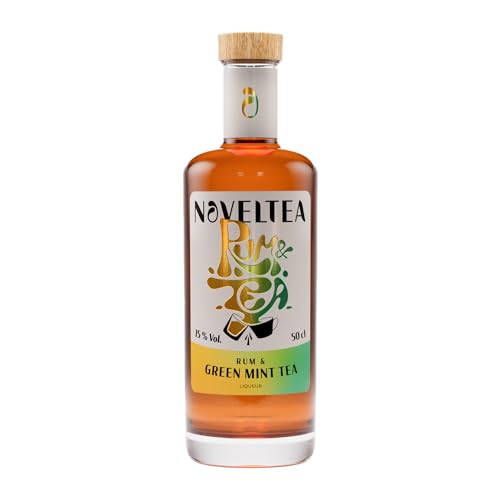 Noveltea Rum & Green Mint Tea Liquor Alcoholic Tea 15% Vol. Handcrafted Vegan 1x500ml von NOVELTEA