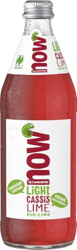 now light Cassis Lime Bio, zuckerreduziert (6 x 0,50 l) von NOW