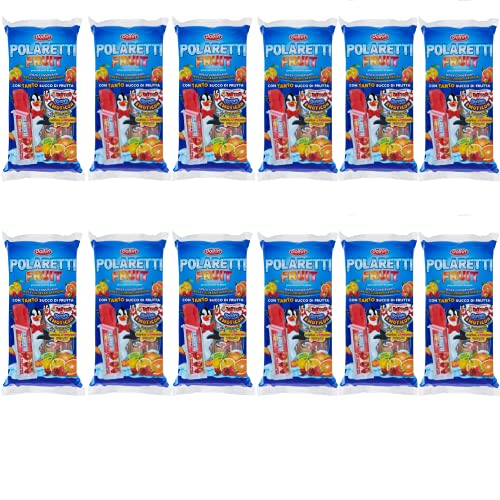 12 x Polaretti Fruit Ice Cream Lollies with Fruit Juice for Freezing 10 x 40 ml von NUGOYA