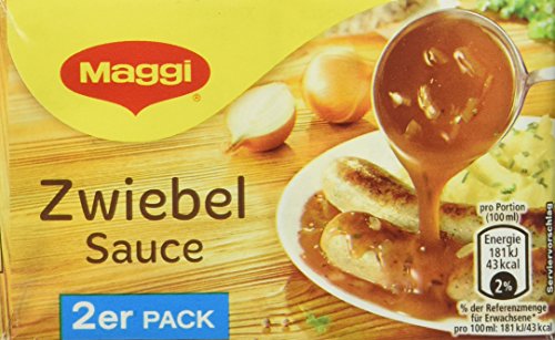 Maggi Delikatess Doppelpack Zwiebelsoße, 18er Pack (18 x 500 ml) von Maggi