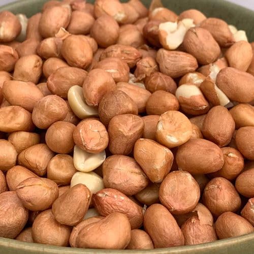 NULTHY – 1kg rohe Erdnuss mit BIO-Haut – cremige Textur – gesunder Snack – Bio-Produkt von NULTHY
