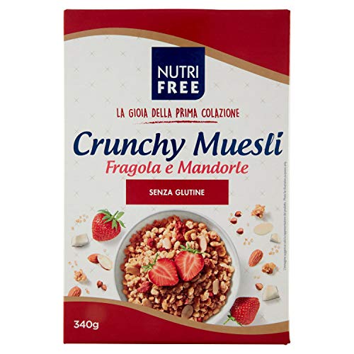 Nutri Free Crunchy Muesli Erdbeeren und Mandeln, 0,34 g von NUTRIFREE