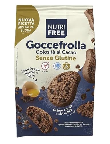 Nt Food Nutrifree - Goccefrolla Golosità al Cacao Biscotti Senza Glutine, 300g von NUTRIFREE