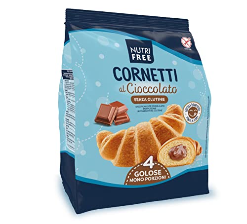 Nutrifree Cornetti al Cioccolato Senza Glutine, 4 x 60g von NUTRIFREE