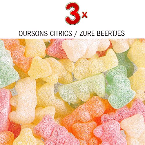 Geldhof Oursons Citrics 1 x 3kg Packung (saure Gummbärchen) von NV Confiserie Geldhof