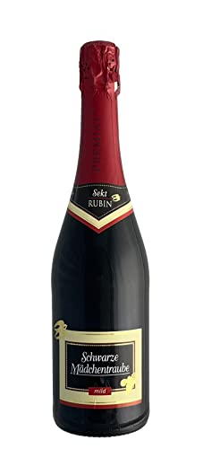 Schwarze Mädchentraube Sekt mild 1x 0,75l von NYMPHENBURG