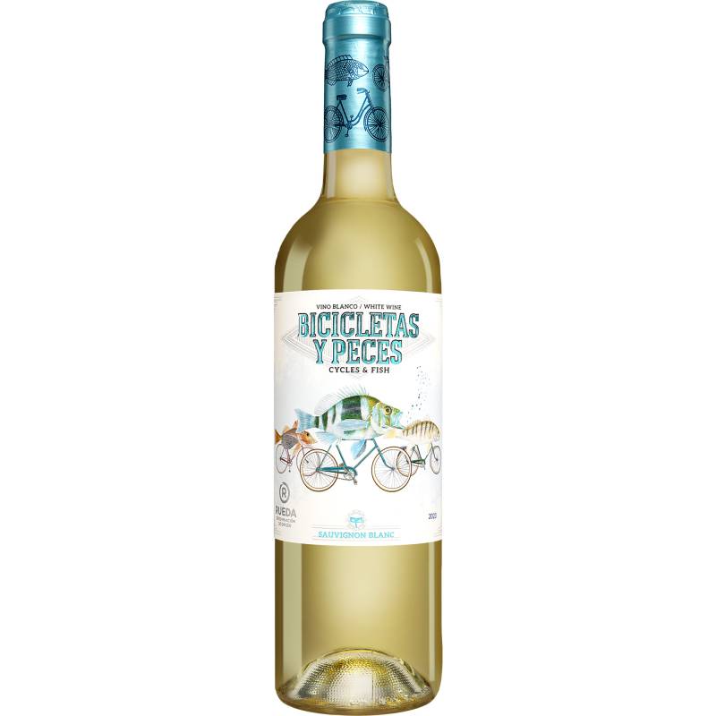 Bicicletas y Peces Sauvignon Blanc 2023  0.75L 13% Vol. Weißwein Trocken aus Spanien von Celler Tianna Negre