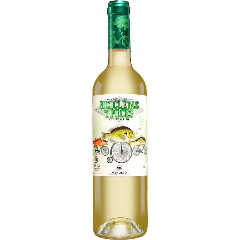 Bicicletas y Peces Verdejo 2023  0.75L 13% Vol. Weißwein Trocken aus Spanien von Celler Tianna Negre