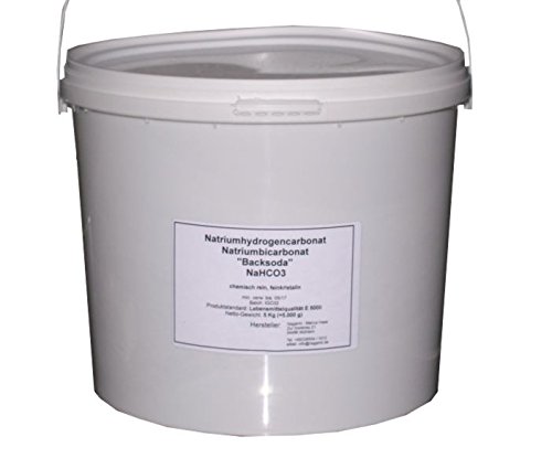 Natriumbicarbonat Natriumhydrogencarbonat (NaHCO3) 5 Kg, Typ T. Lebensmittelqualität E500ii, fein von Nagamil