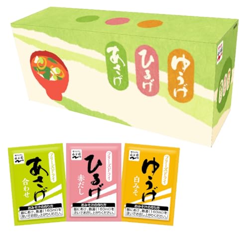 Nagatanien Asage-Lunch-Yuge Miso Suppe Sortierte Box (Pulvertype) 30 Kuii von Nagatanien