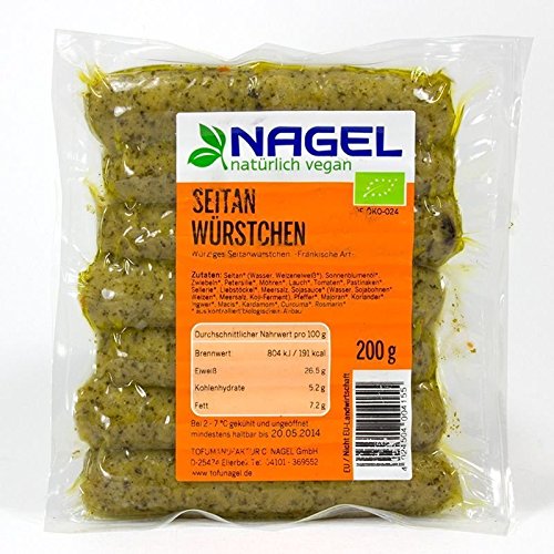 Nagel Seitan Würstchen, 200g von Nagel Tofu