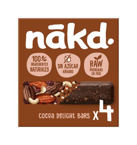 Nakd Cocoa Delight Raw Fruit & Nut Wholefood Bars 4 x 35g von Nakd