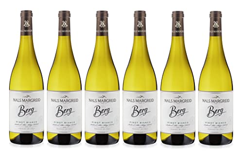 6x 0,75l - 2023er - Nals Margreid - Berg - Pinot Bianco - Alto Adige D.O.P. - Südtirol - Italien - Weißwein trocken von Nals Margreid