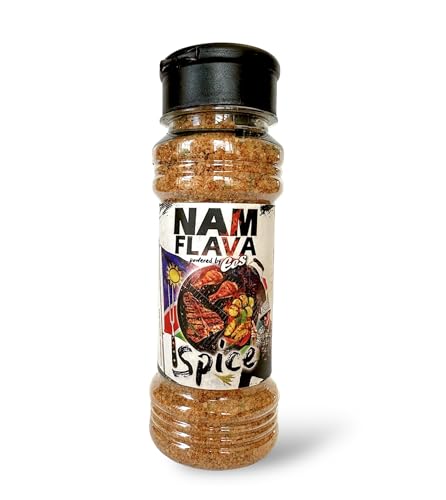 Nam Flava Gewürz von EES - Namibisches Braai (Grillgewürz) mit naturreinem Meersalz | Koriander, Paprika, Petersilie, Knoblauch, Zwiebeln | 150 g von Nam Flava