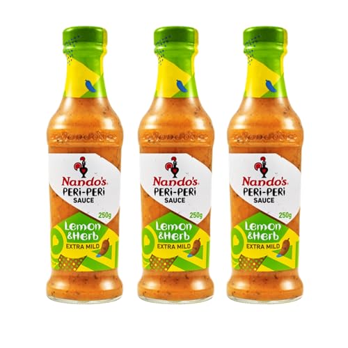 Nando's PERi-PERi Lemon & Herb Sauce Extra Mild Soße - 3x 250g von Nando's