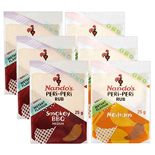 Nando's Peri-Peri Flavour Rub 25 g (6 Stück) von Nando's