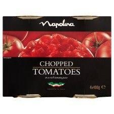 Napolina Chopped Tomatoes 4 X 400G von Napolina