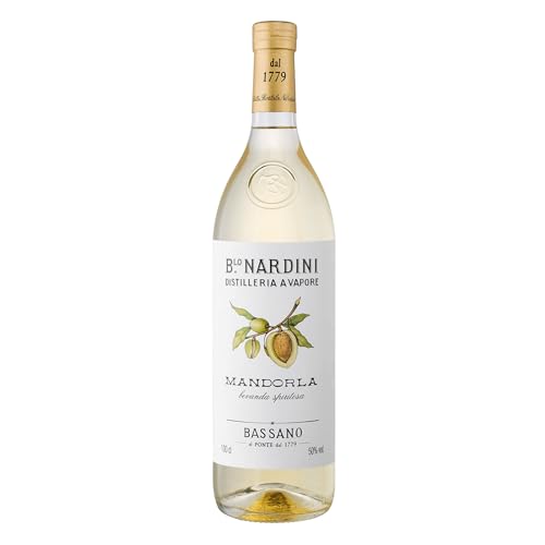 Nardini alla Mandorla 50% vol. - einzigartige Spirituose auf Grappa-Basis mit Bittermandeln und Destillat von Marasca-Kirschen - trocken und vollmundig, im Abgang leicht süßlich (1 x 1.0l) von Nardini