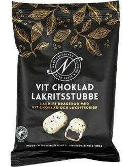 Narr Lakritsstubbe weiße Schokolade von Narr