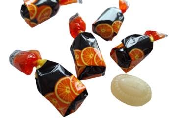 Naschig Edel Blutorange Bonbons 200g von Naschig