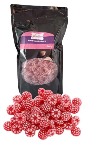 Naschig Himbeer Bonbons | Traditionelle Bonbons 800g von Naschig