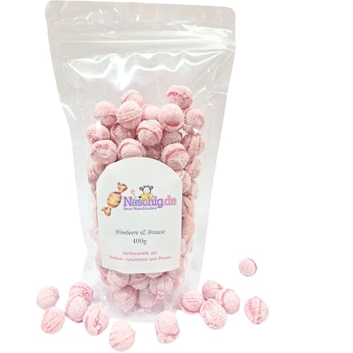 Naschig Himbeere & Brause Bonbons 400g von Naschig