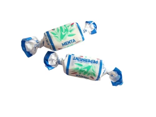 Naschig zuckerfreie Mint Toffees 1Kg / zuckerfreie Kaubonbons mit Mint Geschmack von Naschig