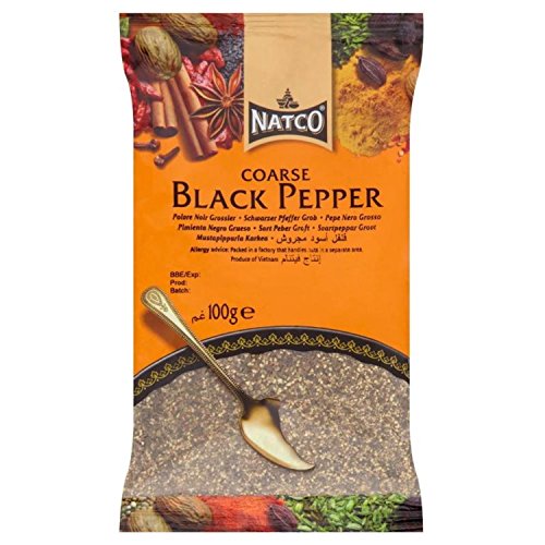 Natco Black Pepper 100g - Schwarzer Pfeffer Grob von Natco