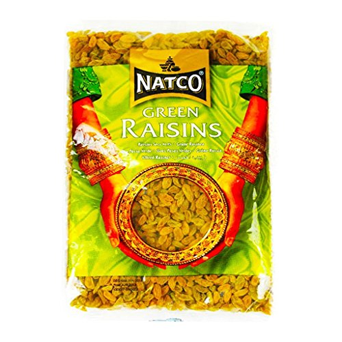 Natco Green Raisins 1kg - Natco Grüne Rosinen 1 kg von Natco