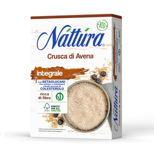 DEU | Náttúra® | Bio-Haferkleie | Bio-Vollkorn-Haferkleie – 250 g | Haferfaser-Frühstück von Náttúra