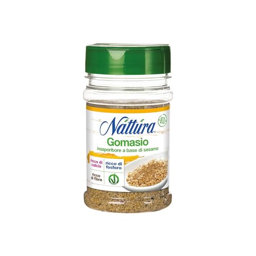 Nattura® | Gomasio Bio-Sesam-Basisgewürz | Bio-Sesamgewürz im Glas - 130 Gr von Náttúra