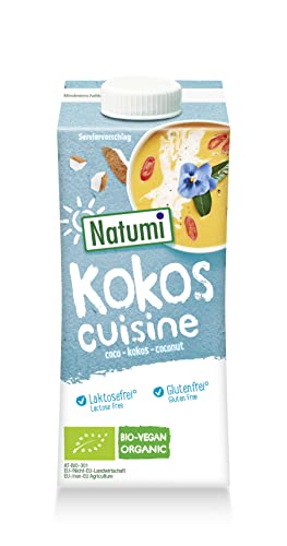 Natumi Bio-Kokos-Creamer, 15 x 200 ml – laktosefrei, veganer Bio-Creamer, milchfreie, milchfreie Alternative von Natumi