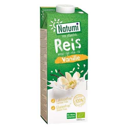 Natumi Bio Reis Drink Vanille 24er Pack (24 x 1 L) von Natumi