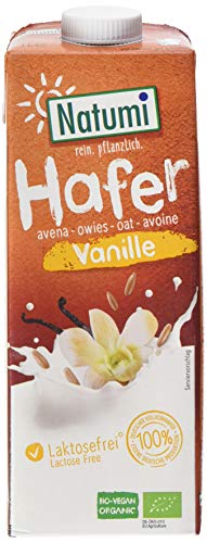 Natumi Haferdrink Ungesüßt Bio Haferdrink, Vanille, 1 ltr (12er Pack) von Natumi