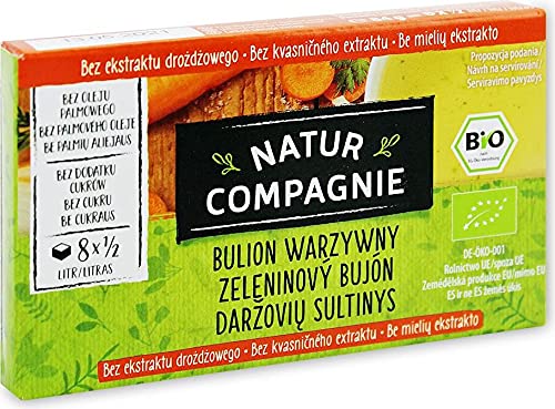 BRÜHE - GEMÜSEWÜRFEL OHNE HEFEGEHALT BIO 84 g - NATUR COMPAGNIE von Natur Compagnie