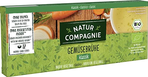 Natur Compagnie Bio Gemüsebrühe, 12 Würfel (6 x 126 gr) von Natur Compagnie