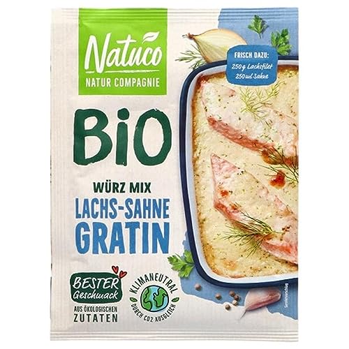 Natur Compagnie Bio Natuco Würz Mix Lachs-Sahne Gratin, 14 g von Natur Compagnie