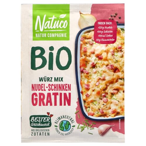 Natur Compagnie Bio Natuco Würz Mix Nudel-Schinken Gratin, 20 x 33g von Natur Compagnie