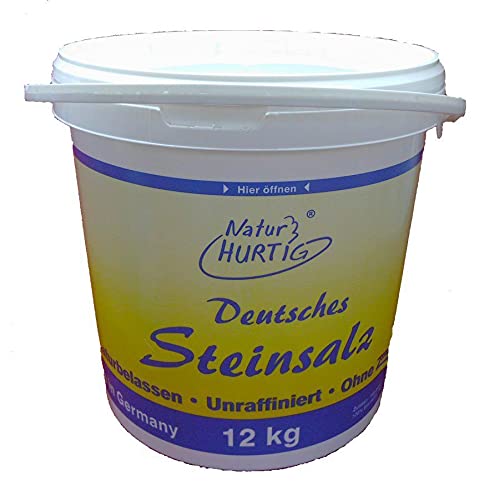 Natur Hurtig Deutsches Steinsalz, fein; Speise-Steinsalz 12kg von Natur Hurtig