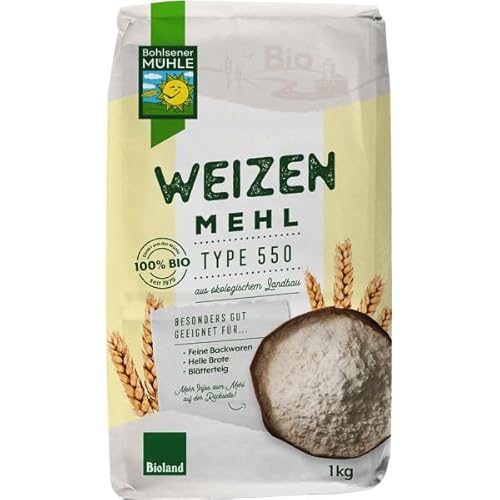 Bohlsener Mühle Weizenmehl Type 550 (1 kg) - Bio von Natur.com