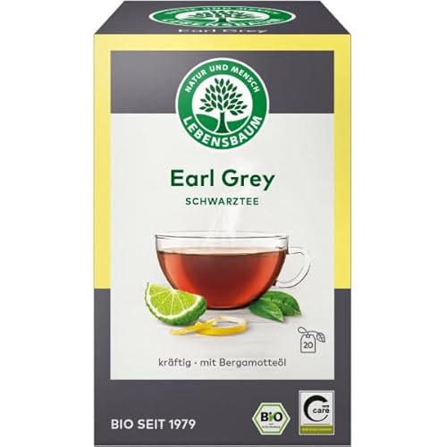 Lebensbaum Schwarztee Earl Grey im Beutel (40 g) - Bio von Natur.com