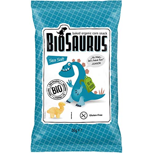 McLoyds Mais-Snacks "BioSaurus" mit Meersalz (50 g) - Bio von Natur.com