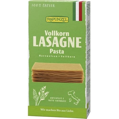 Rapunzel Hartweizen-Vollkorn-Lasagne-Platten (250 g) - Bio von Natur.com