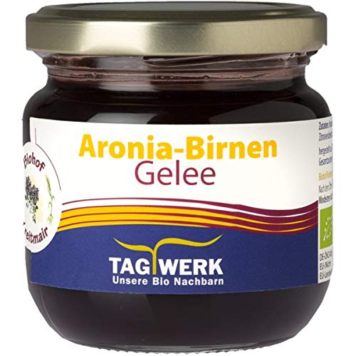 TAGWERK Aronia-Birnen-Fruchtgelee aus Bayern (225 g) - Bio von Natur.com