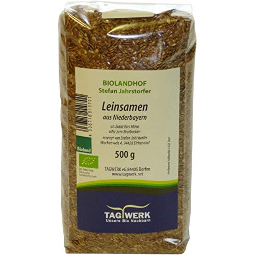 TAGWERK Leinsaat aus Bayern (500 g) - Bio von Natur.com