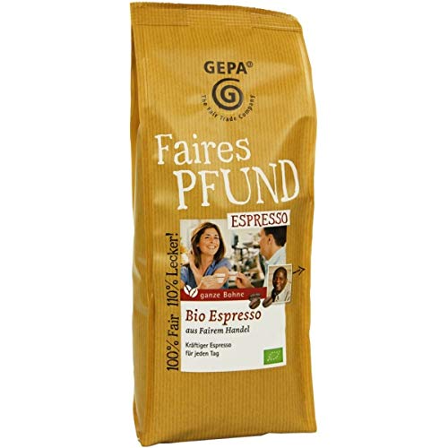 gepa Espresso "Faires Pfund", ganze Bohne (500 g) - Bio von Natur.com