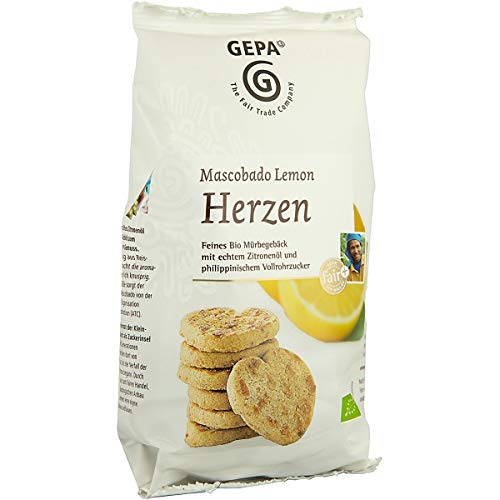 gepa Mascobado-Lemon-Herzen (125 g) - Bio von Natur.com