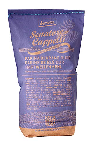 Senatore Cappelli Hartweizenmehl halbvollkorn Demeter, 2 x 1000 g von NaturKraftWerke