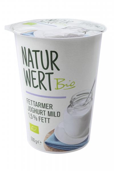 NaturWert Bio Fettarmer Joghurt mild 1,5% Fett von NaturWert Bio